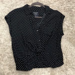 Abercrombie short sleeve blouse